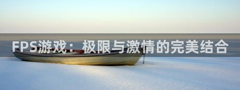 辉达娱乐网页登录入口下载:FPS游戏:极限与激情的完美结合